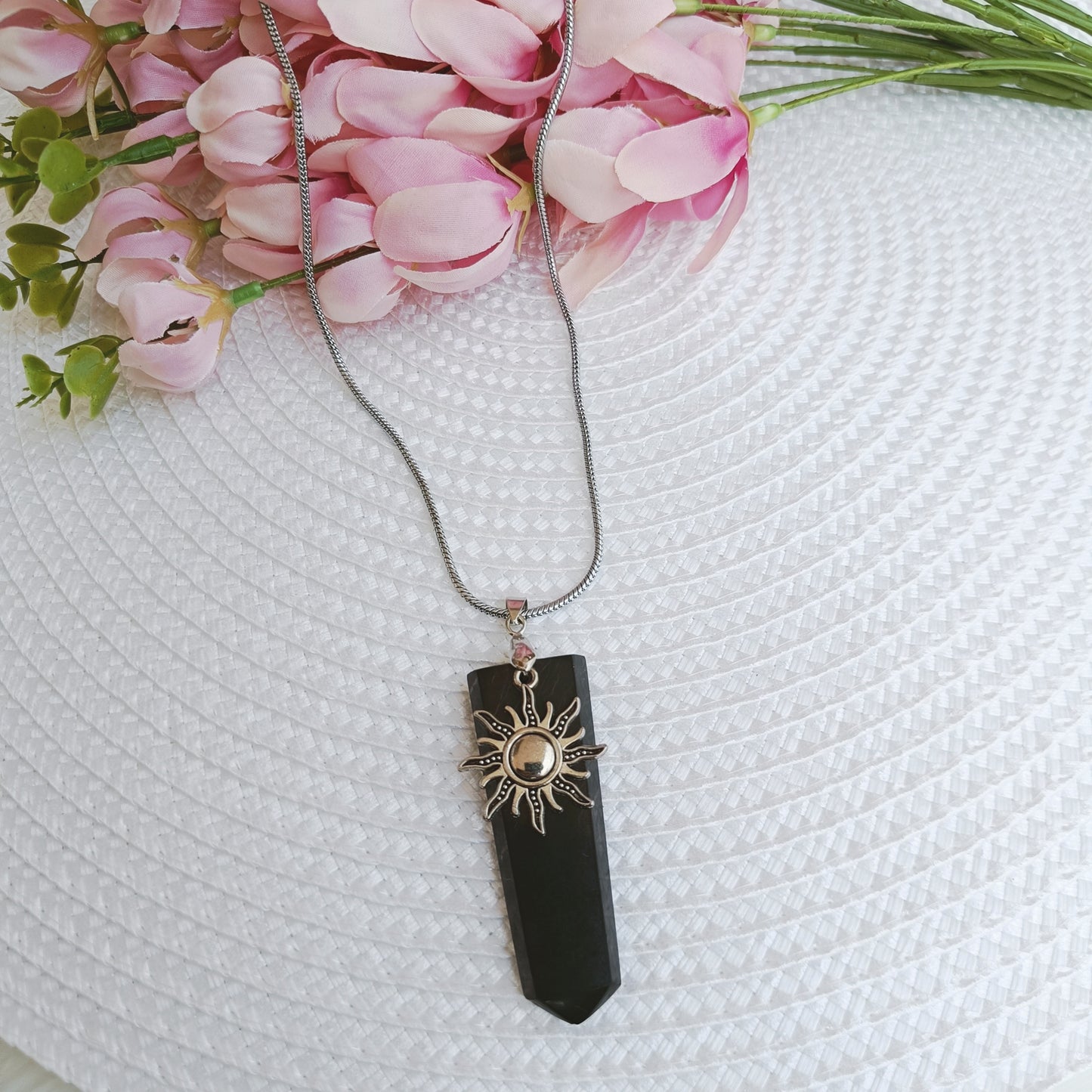 Big Size Shungite Necklace – Cleanse, Shield and Ground Energy