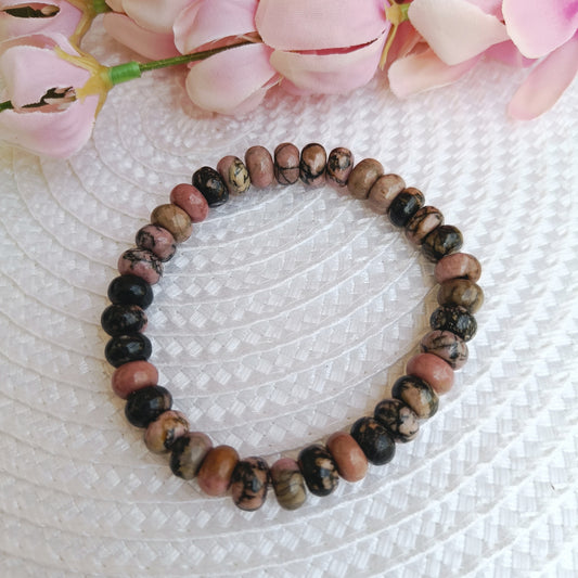Rhodonite Bracelet – Emotional Balance, Emotional Recovery, Self-Forgiveness