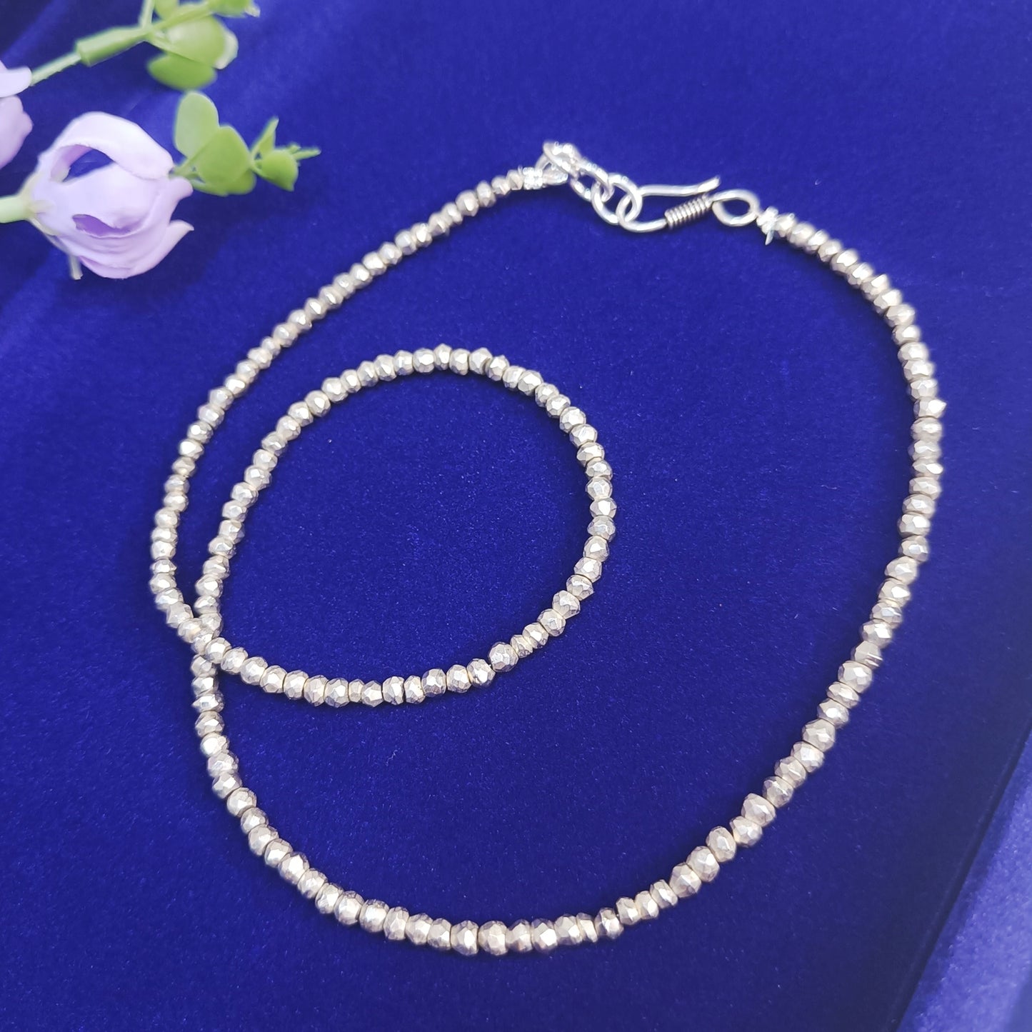 Pyrite Necklace | Faceted Natural Beads | Wealth, Money Magnet, Confidence