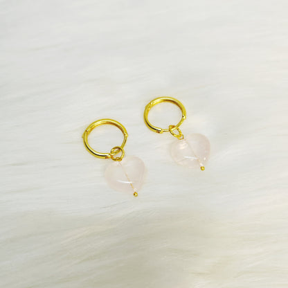 Heart shaped hoops