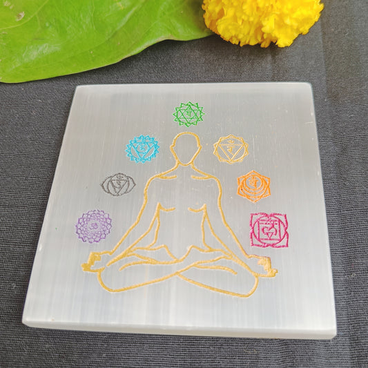Selenite Charging Plate | Cleanse and Charge Crystals