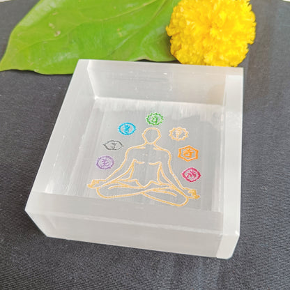 Selenite Charging Box – Cleanse and Store Your Crystals with Intention