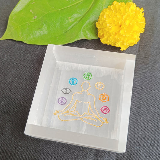 Selenite Charging Box – Cleanse and Store Your Crystals with Intention