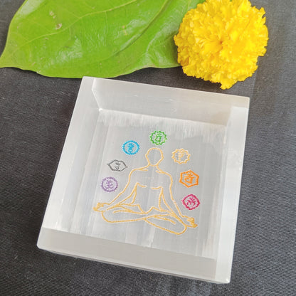Selenite Charging Box – Cleanse and Store Your Crystals with Intention