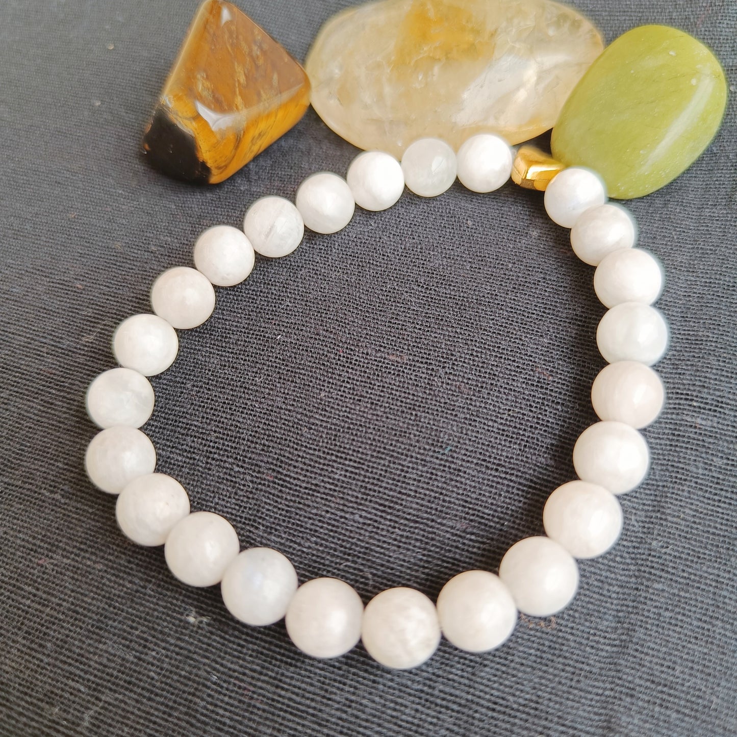 Rainbow Moonstone Bracelet