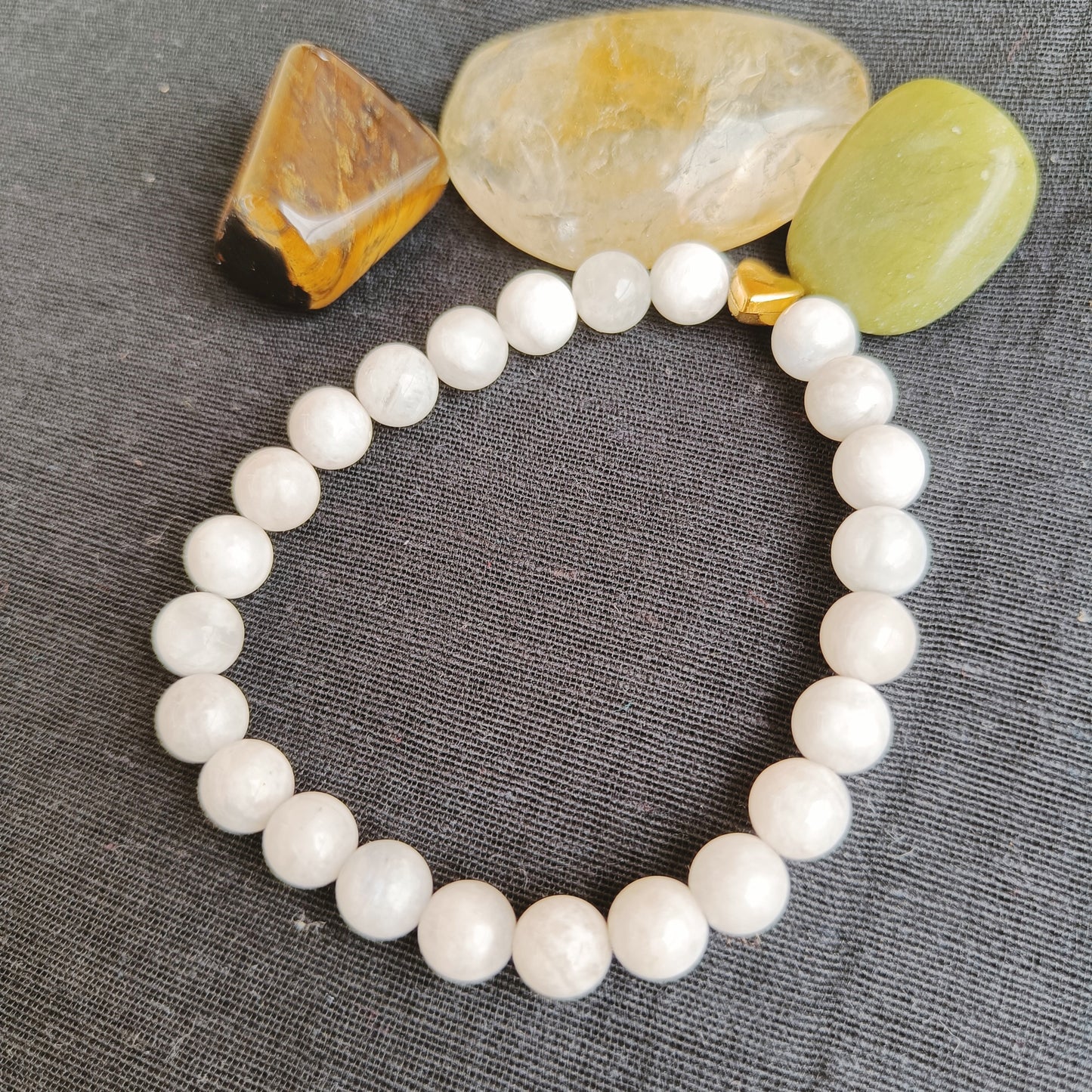 Rainbow Moonstone Bracelet