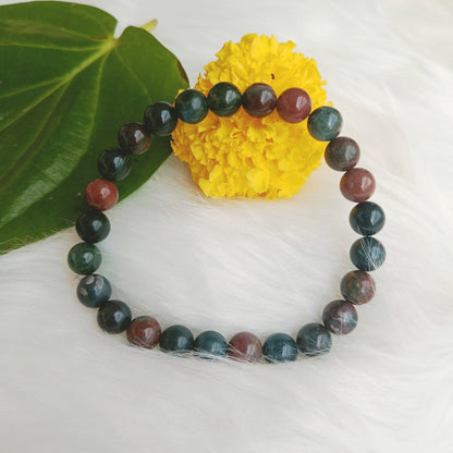 Bloodstone Bracelet – Courage, Immunity & Grounding