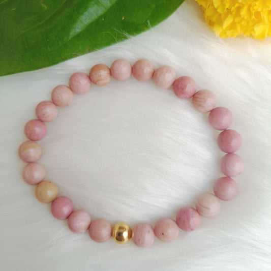 Rhodochrosite Bracelet | For Loving Relationships and Emotional Healing