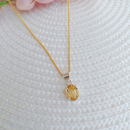 Citrine Necklace – Elegance Infused with Abundance
