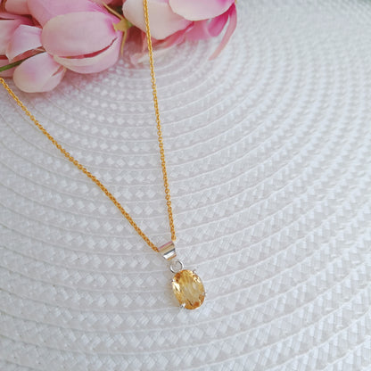 Citrine Necklace – Elegance Infused with Abundance
