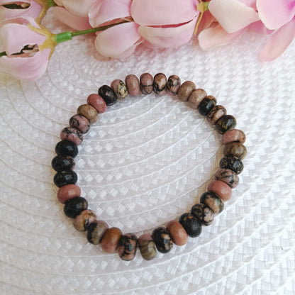 Rhodonite Bracelet – The Stone of Emotional Balance and Self-Forgiveness