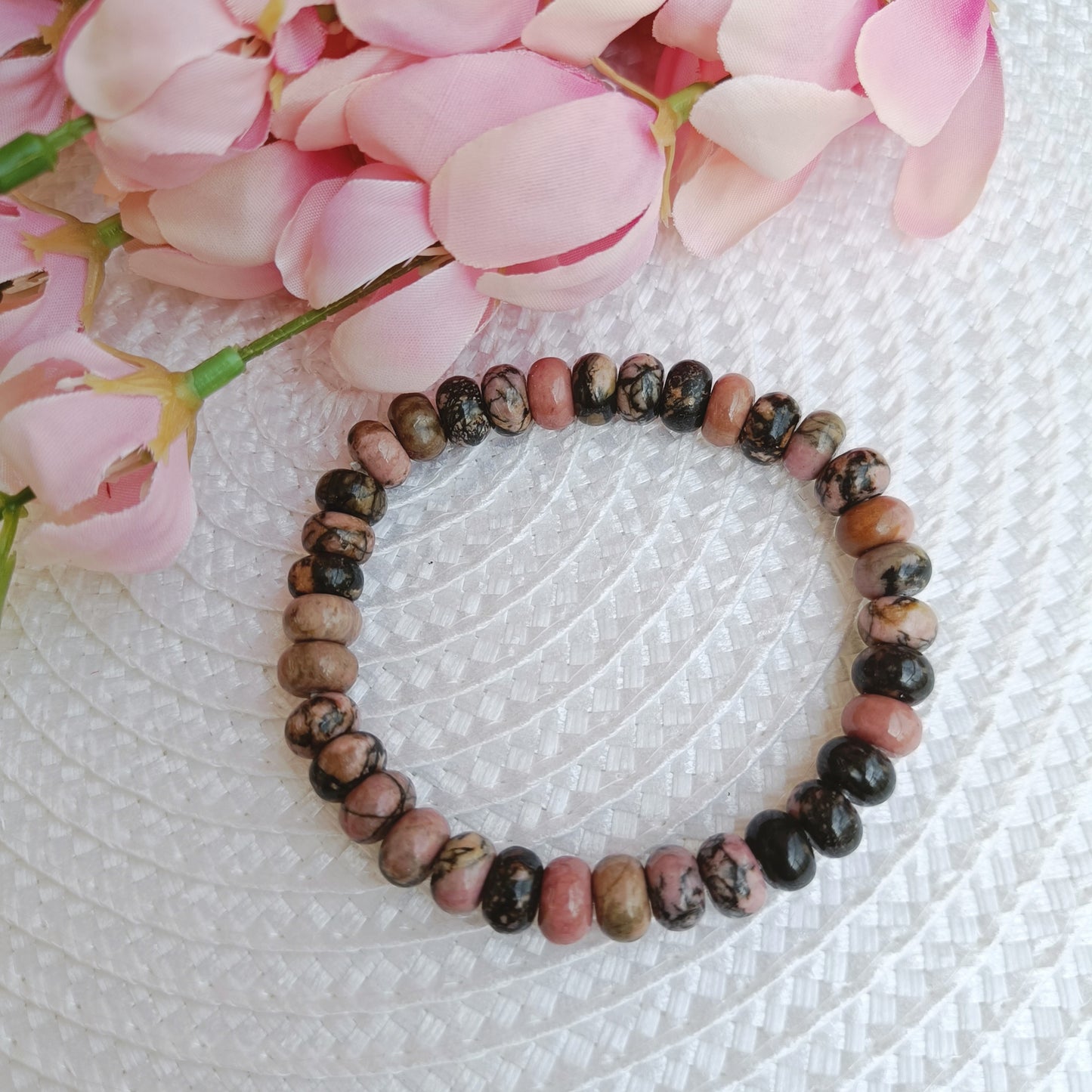 Rhodonite Bracelet – The Stone of Emotional Balance and Self-Forgiveness