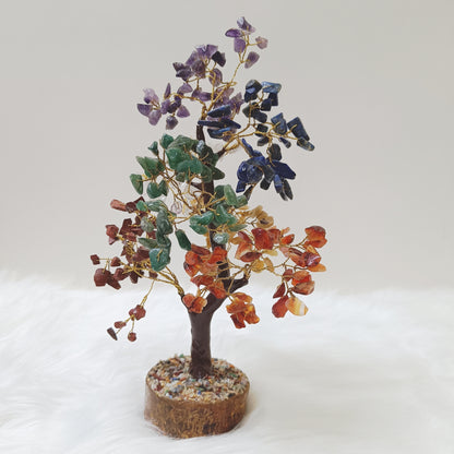 300 Bead 7 Chakra Crystal Tree – Harmonize Your Space and Spirit