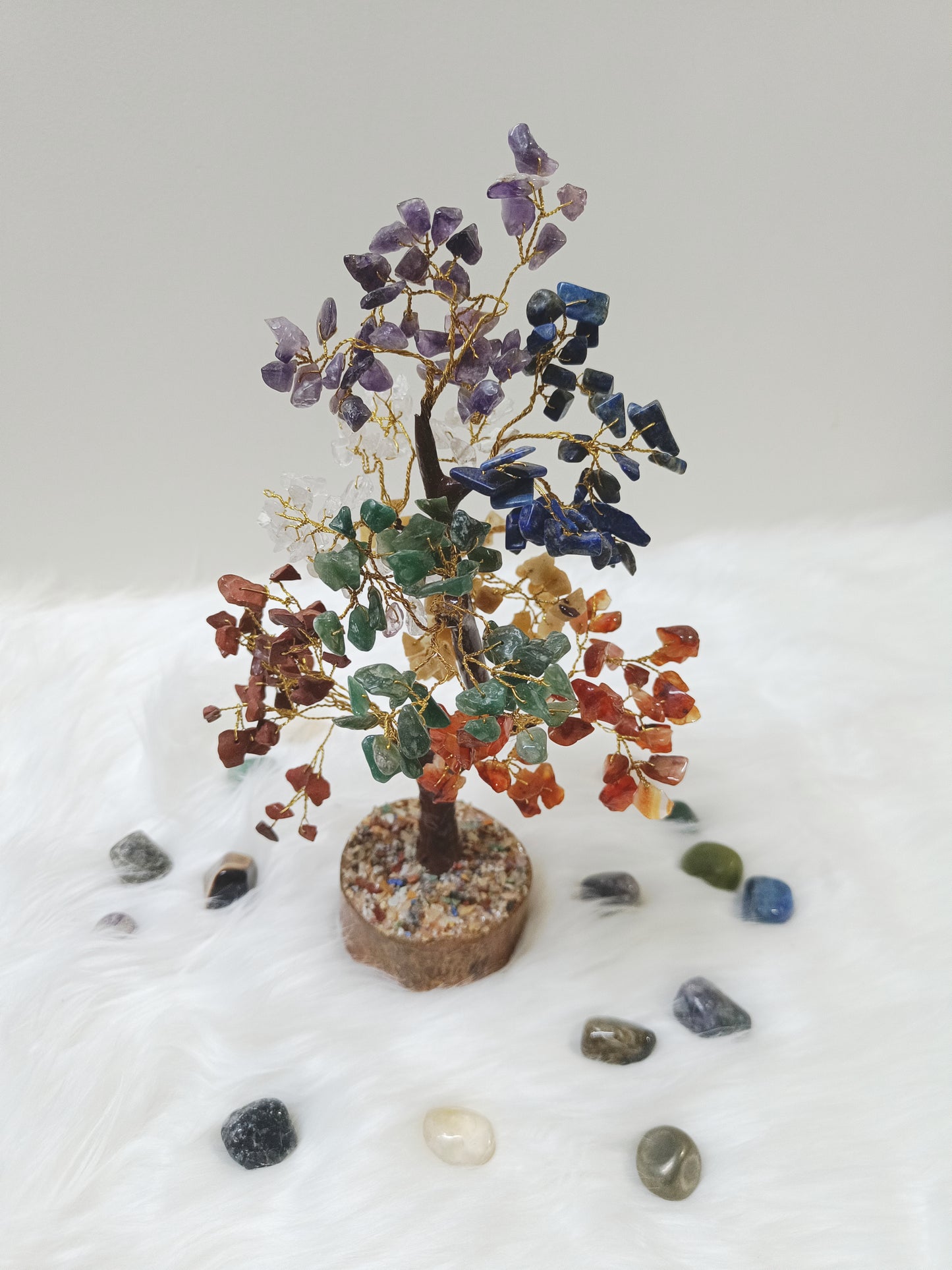 300 Bead 7 Chakra Crystal Tree – Harmonize Your Space and Spirit