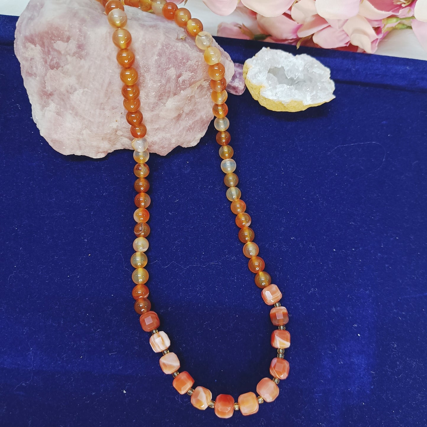Theme Based Beaded Crystal Necklace