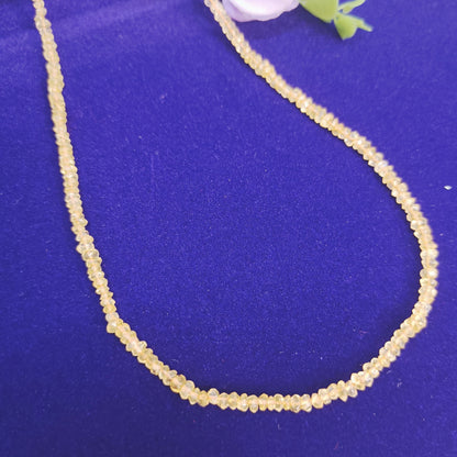 Citrine Necklace | Natural Faceted Beads | Abundance, Confidence, Joy