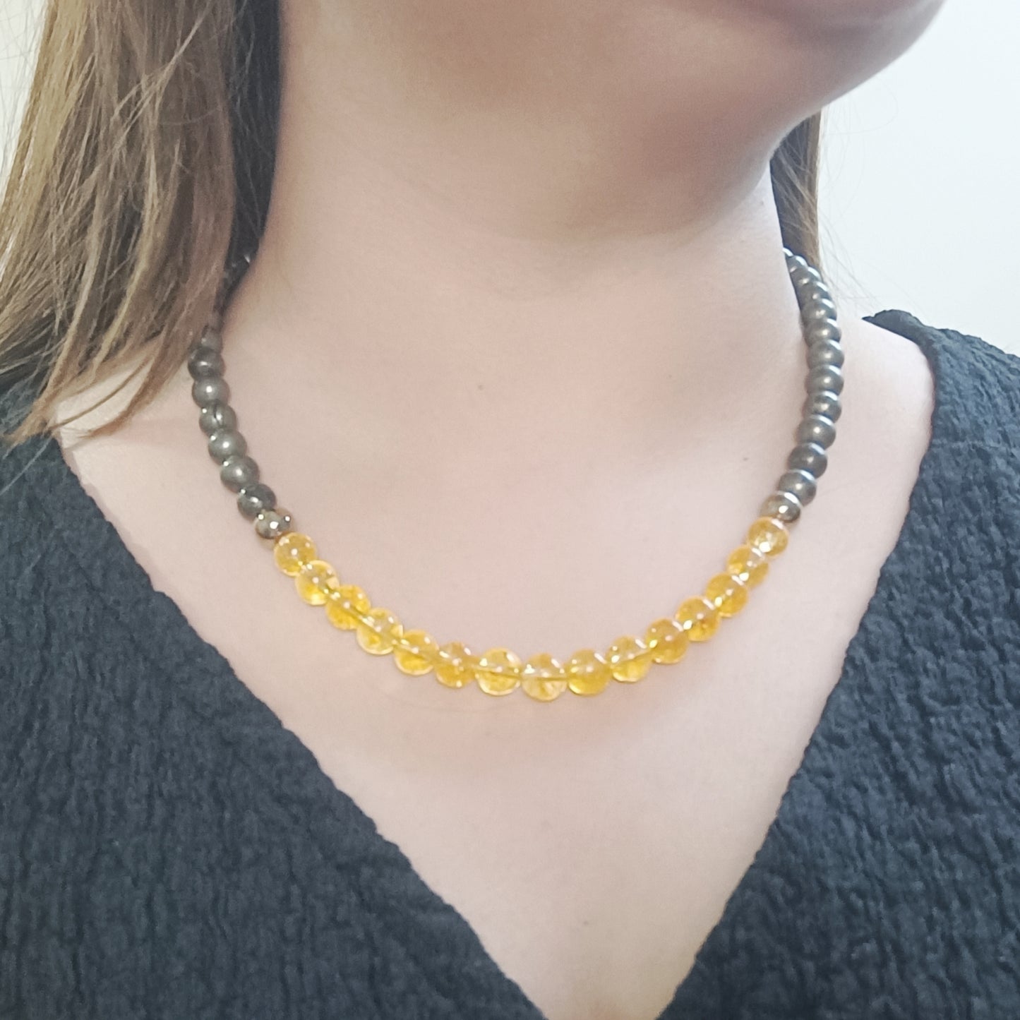 Theme Based Beaded Crystal Necklace