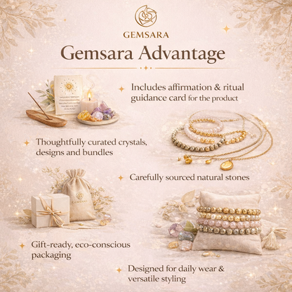 Why should you buy natural stone jewellery from Gemsara?