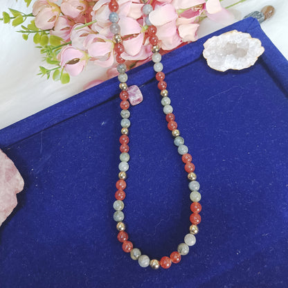Theme Based Beaded Crystal Necklace