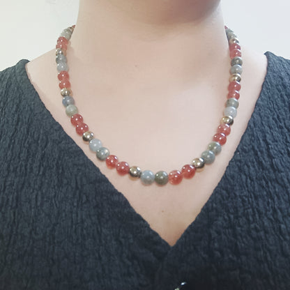 Theme Based Beaded Crystal Necklace