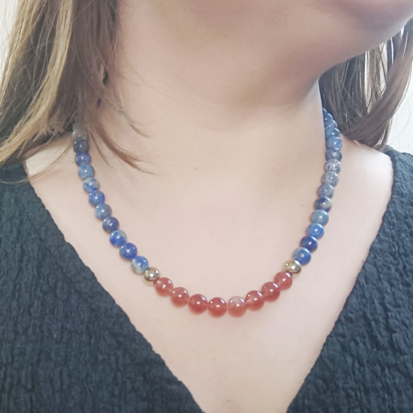 Theme Based Beaded Crystal Necklace