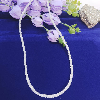 Moonstone Necklace | Faceted Natural Beads | Calm, Intuition, Emotional Balance