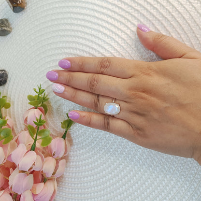Moonstone Ring | Intuition, Femininity, Emotional Healing