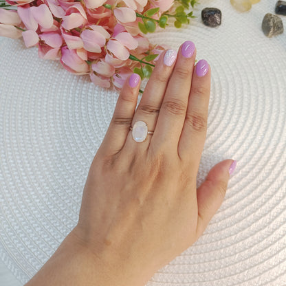 Moonstone Ring | Intuition, Femininity, Emotional Healing