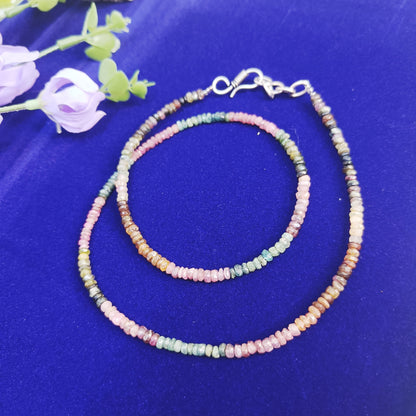 Multi Tourmaline Necklace | Natural Faceted Beads | Protection, Balance, Positivity