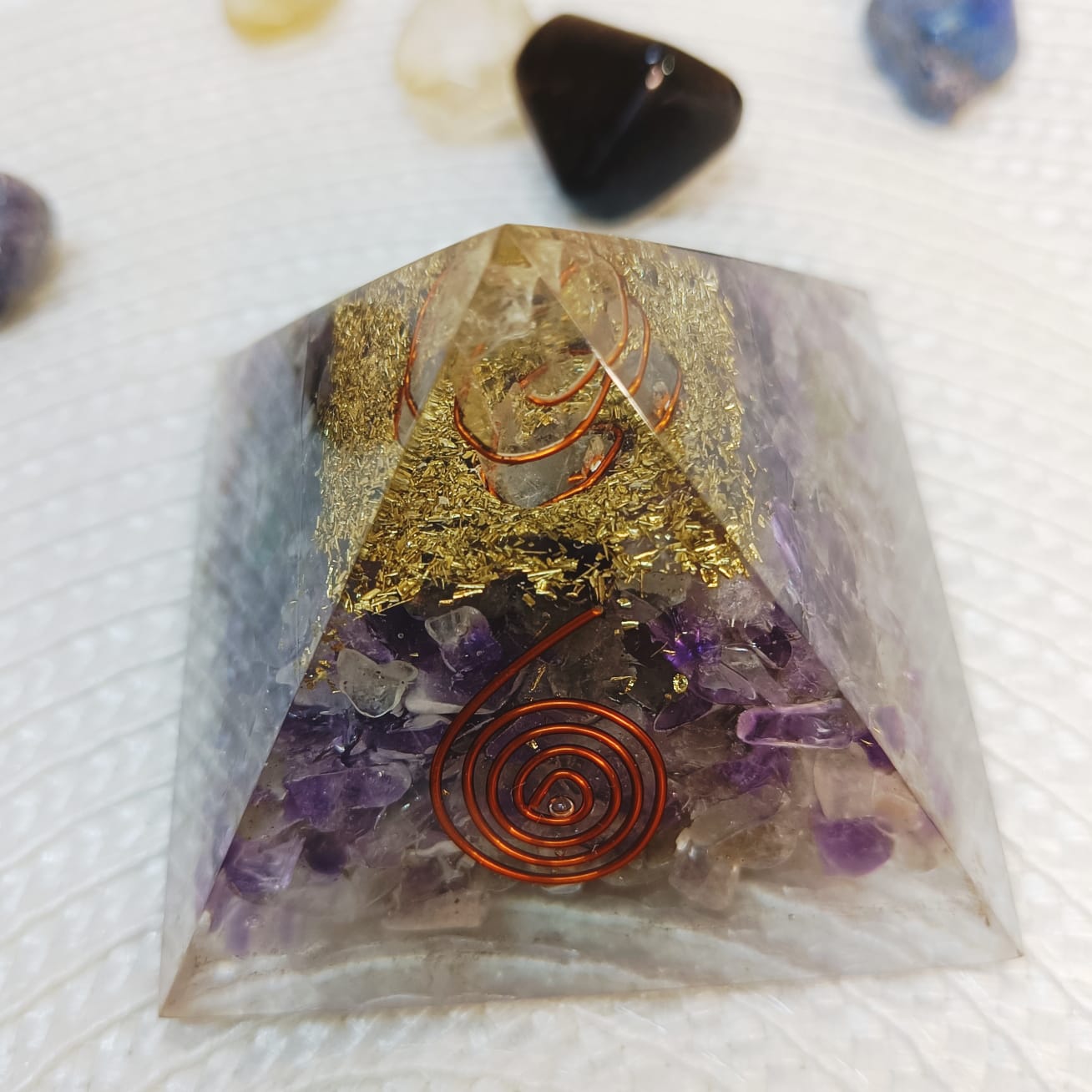 Amethyst Oregone Pyramid
