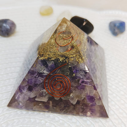 Amethyst Oregone Pyramid