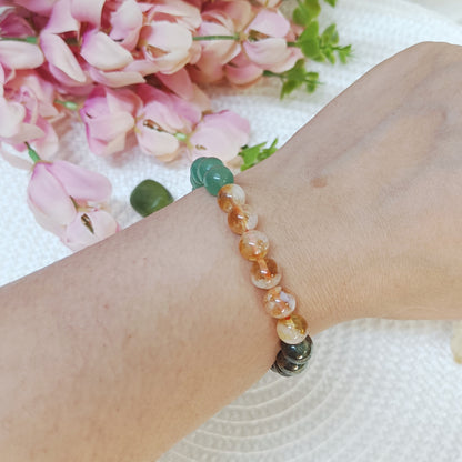 Money Magnet bracelet on wrist