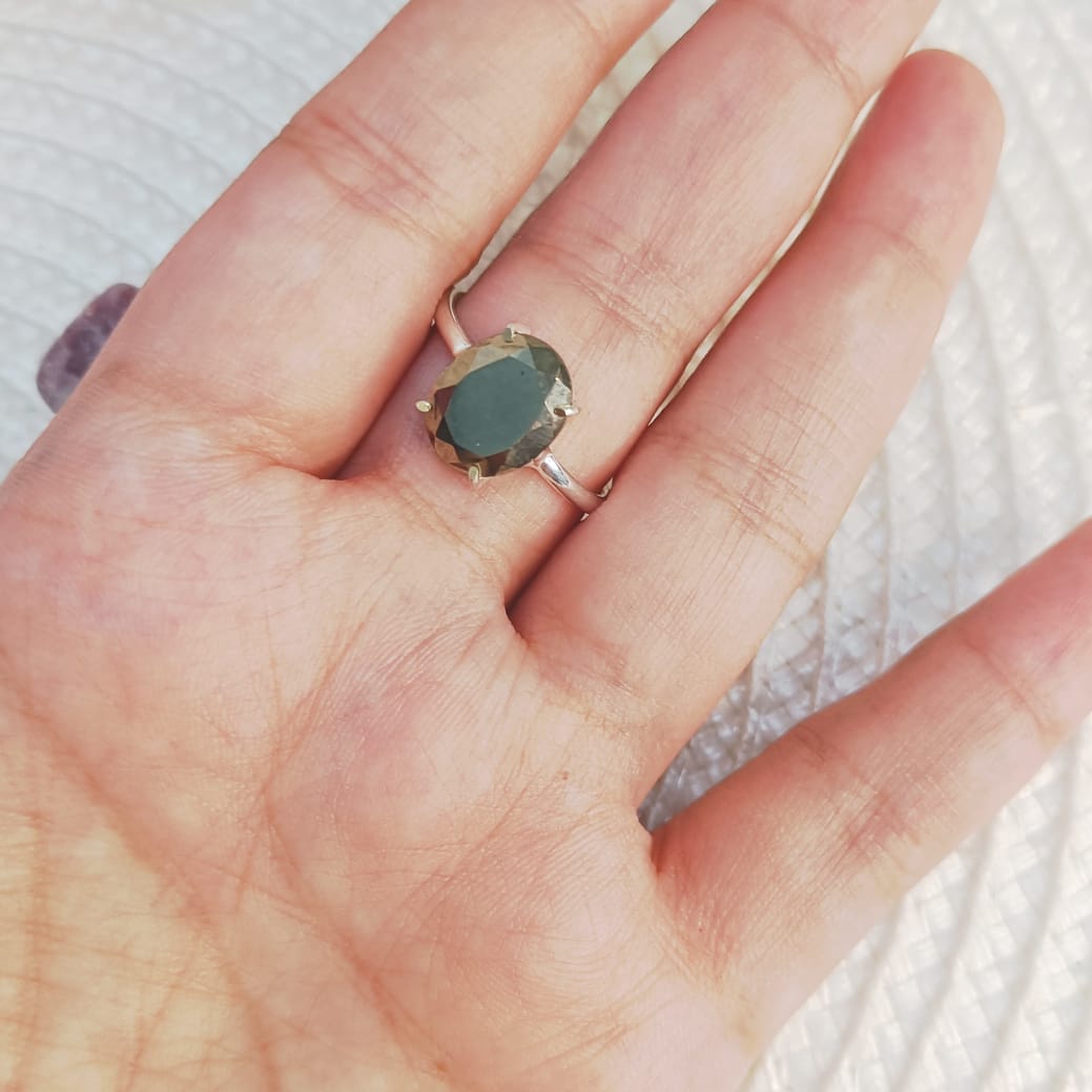 Pyrite Ring - Polished Natural Stone