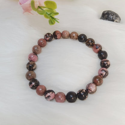 Rhodonite Bracelet – Emotional Balance, Emotional Recovery, Self-Forgiveness