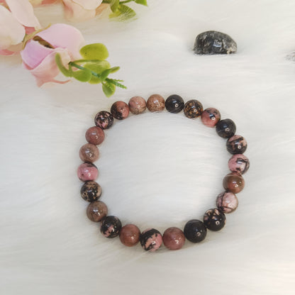 Rhodonite Bracelet – Emotional Balance, Emotional Recovery, Self-Forgiveness
