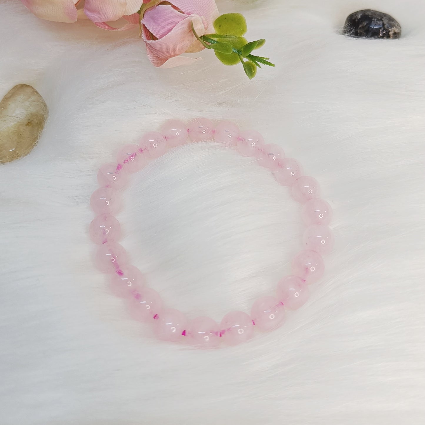 Rose Quartz Bracelet | Love, Peace, Beauty