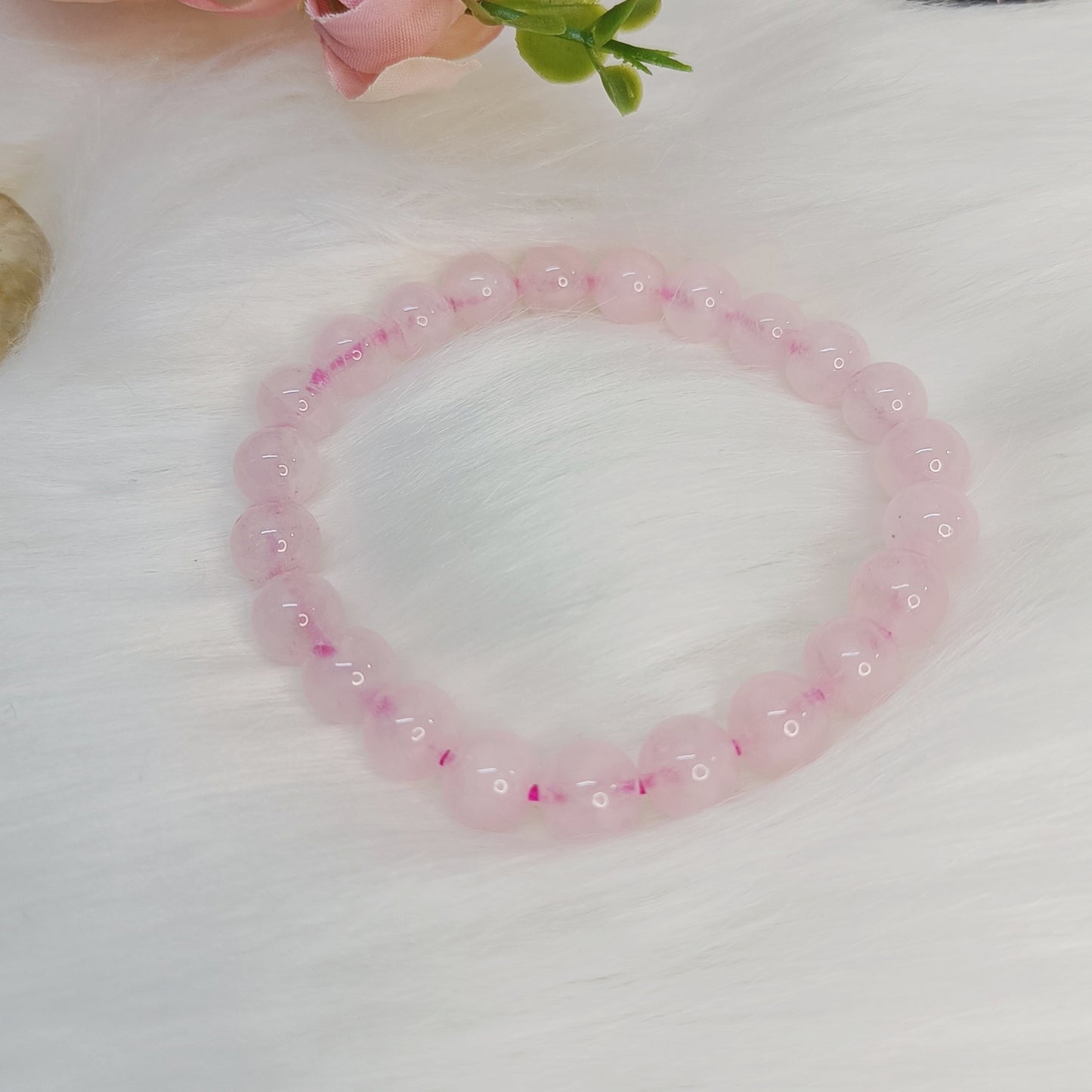 Rose Quartz Bracelet | Love, Peace, Beauty
