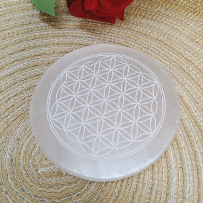 Selenite Charging Plate | Cleanse and Charge Crystals