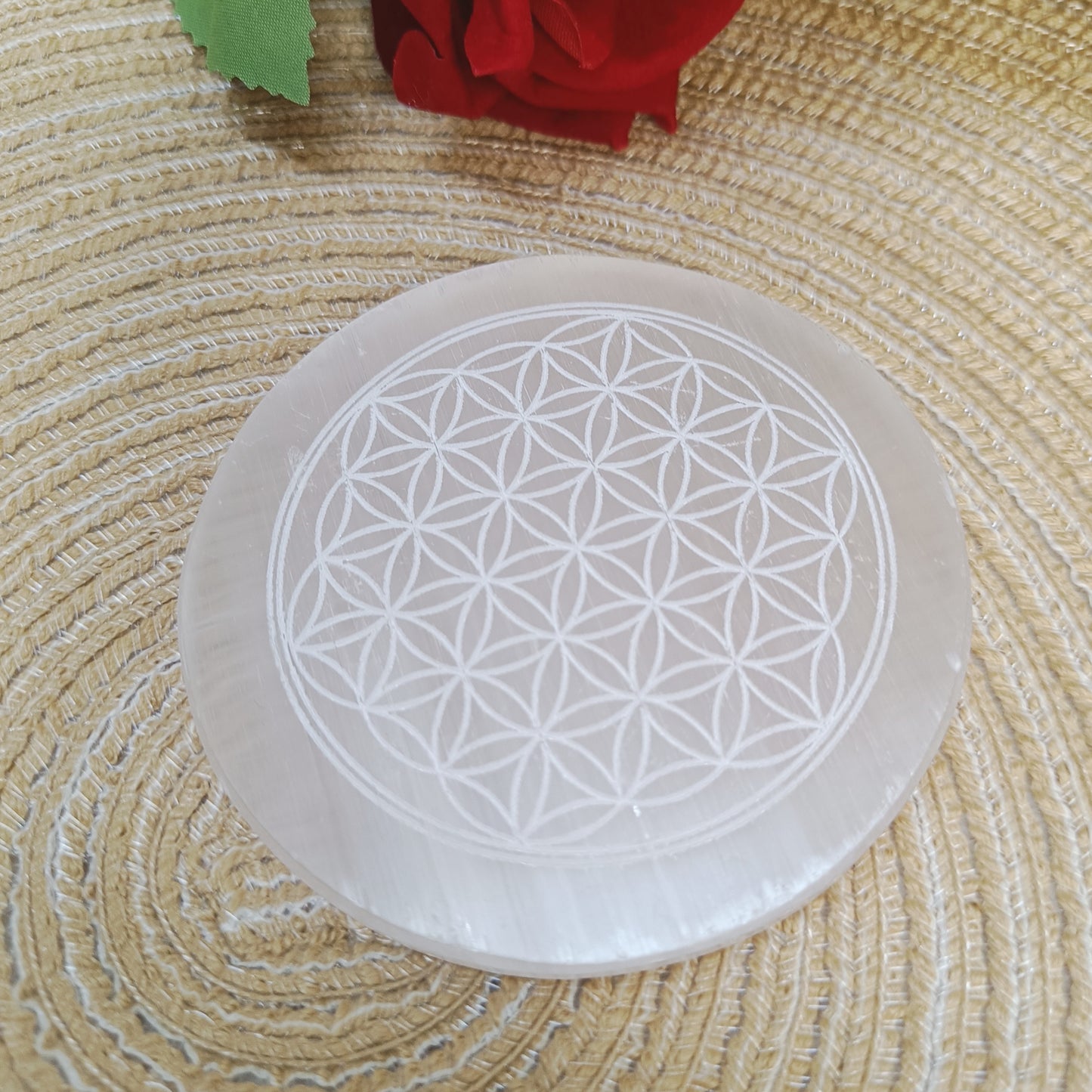Selenite Charging Plate | Cleanse and Charge Crystals