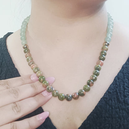Theme Based Beaded Crystal Necklace
