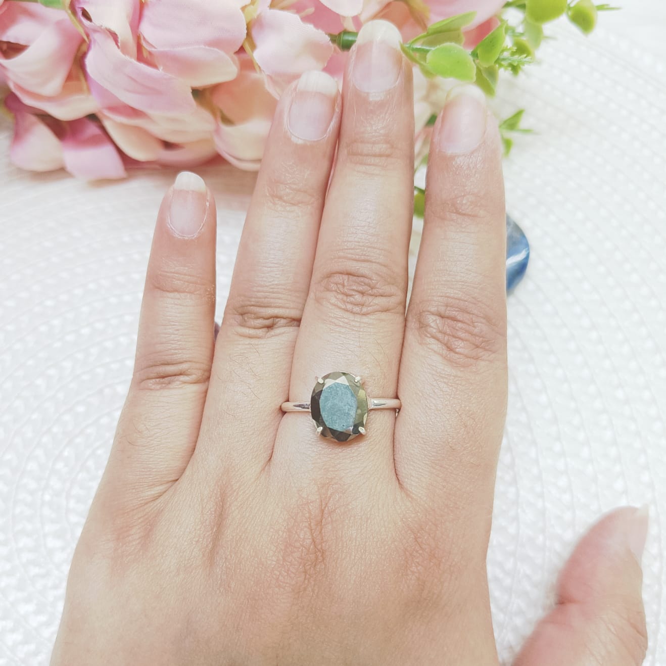 Pyrite Ring - Polished Natural Stone